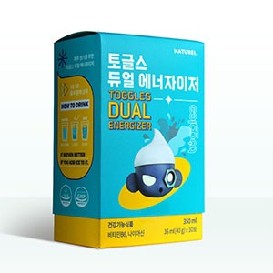 토글스 듀얼 에너자이저 350ml (35ml X 10포) 비타민B6 나이아신 건강기능식품 에너지음료